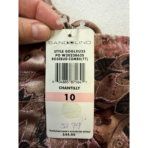 Bandolino Y2K Coquette Corset Top Floral Lace Fairycore Romantic Grunge‎ Sz 10 - Picture 7 of 11